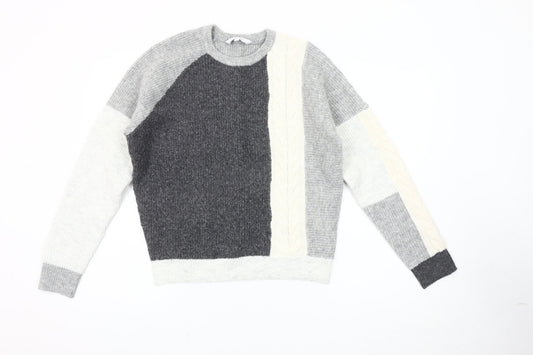 Womens UK Size 12 Principles Grey Pullover Jumper