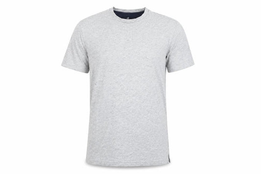 Brookfield Men's Grey Cotton Crew Neck T-Shirt M