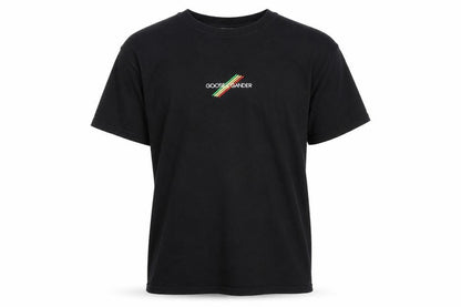 Front view of Goose and Gander Men's Black Medium Embroidered T-Shirt