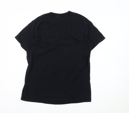 Goose and Gander Men's Black Medium Embroidered T-Shirt