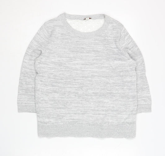 Gap Women's Grey Crew Neck Pullover Jumper M