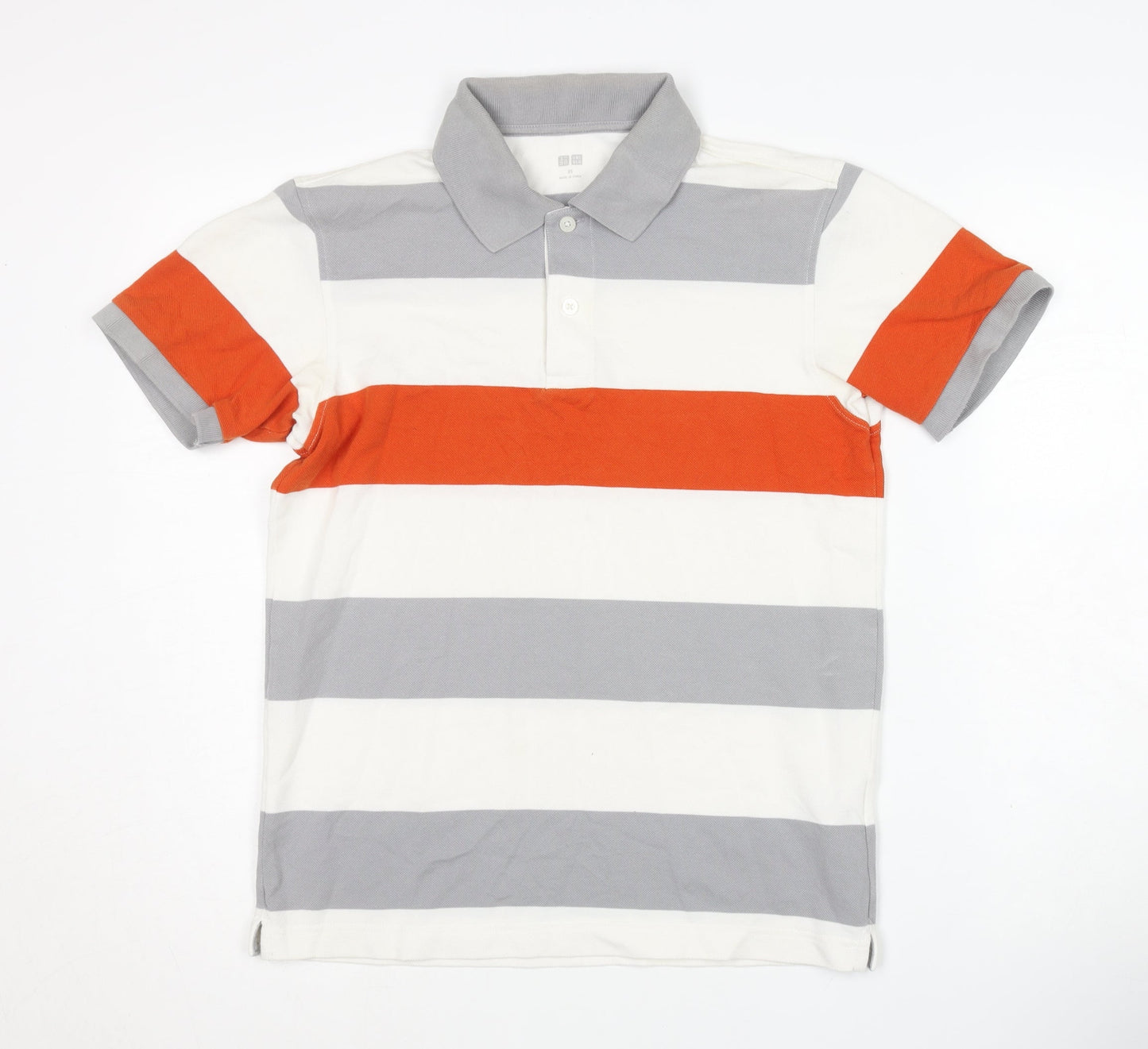 Uniqlo Men's XS Multicoloured Striped Polo