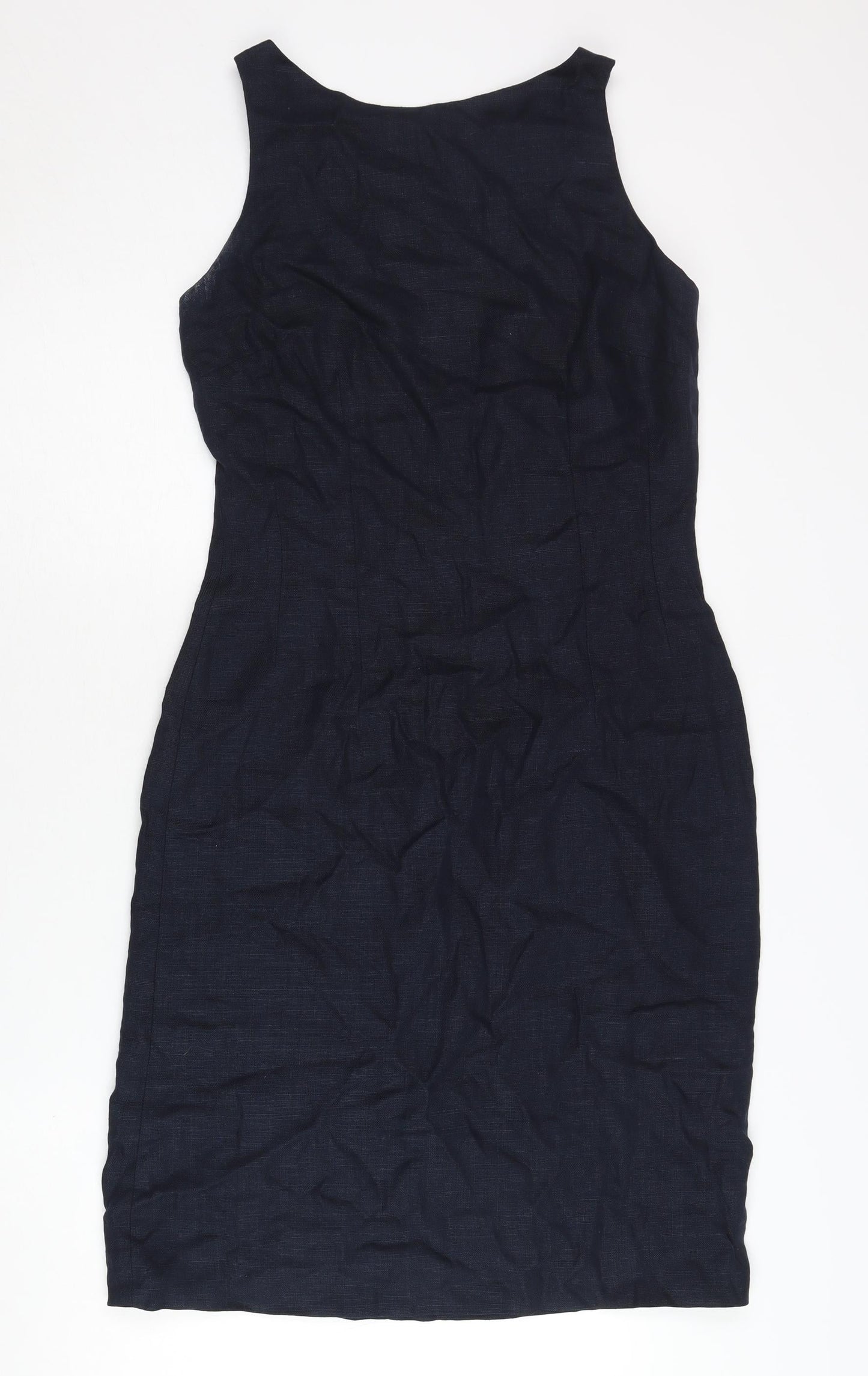 Hobbs Women Blue Scoop Neck Dress Size 12