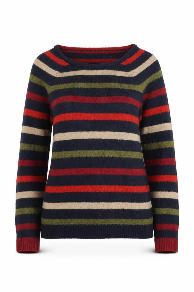 Womens UK Size 10 Laura Ashley Multicoloured Pullover Jumper