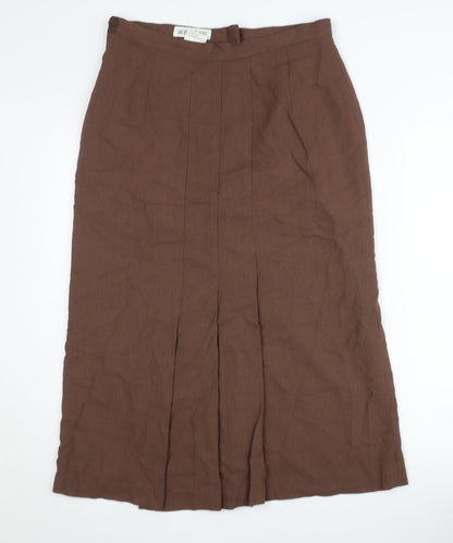 Jacques Vert Women's Brown Pencil Skirt Size 14