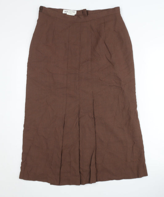 Jacques Vert Women's Brown Pencil Skirt Size 14