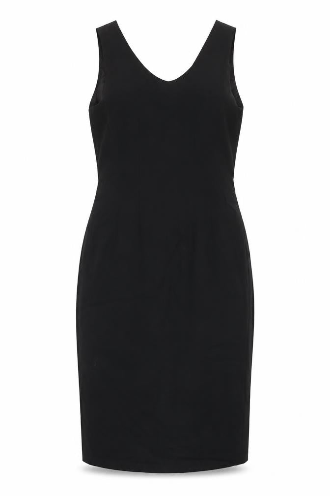 Warehouse Women's Black Midi Sheath Dress Size 12