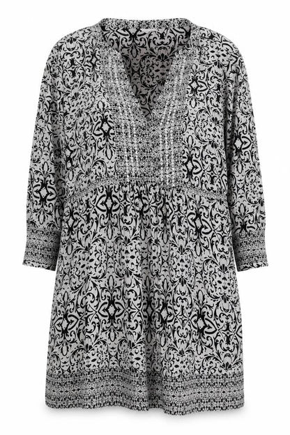 Rocha, John Rocha Women's Black Geometric Dress, Size 20