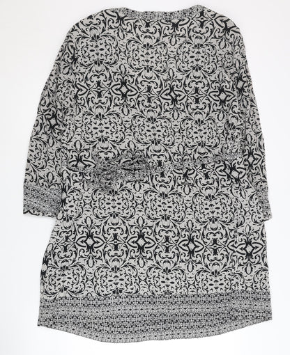 Rocha, John Rocha Women's Black Geometric Dress, Size 20