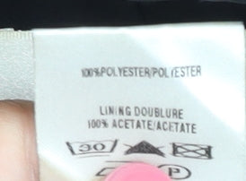 Minuet Women's Black Midi Trumpet Skirt Size 14