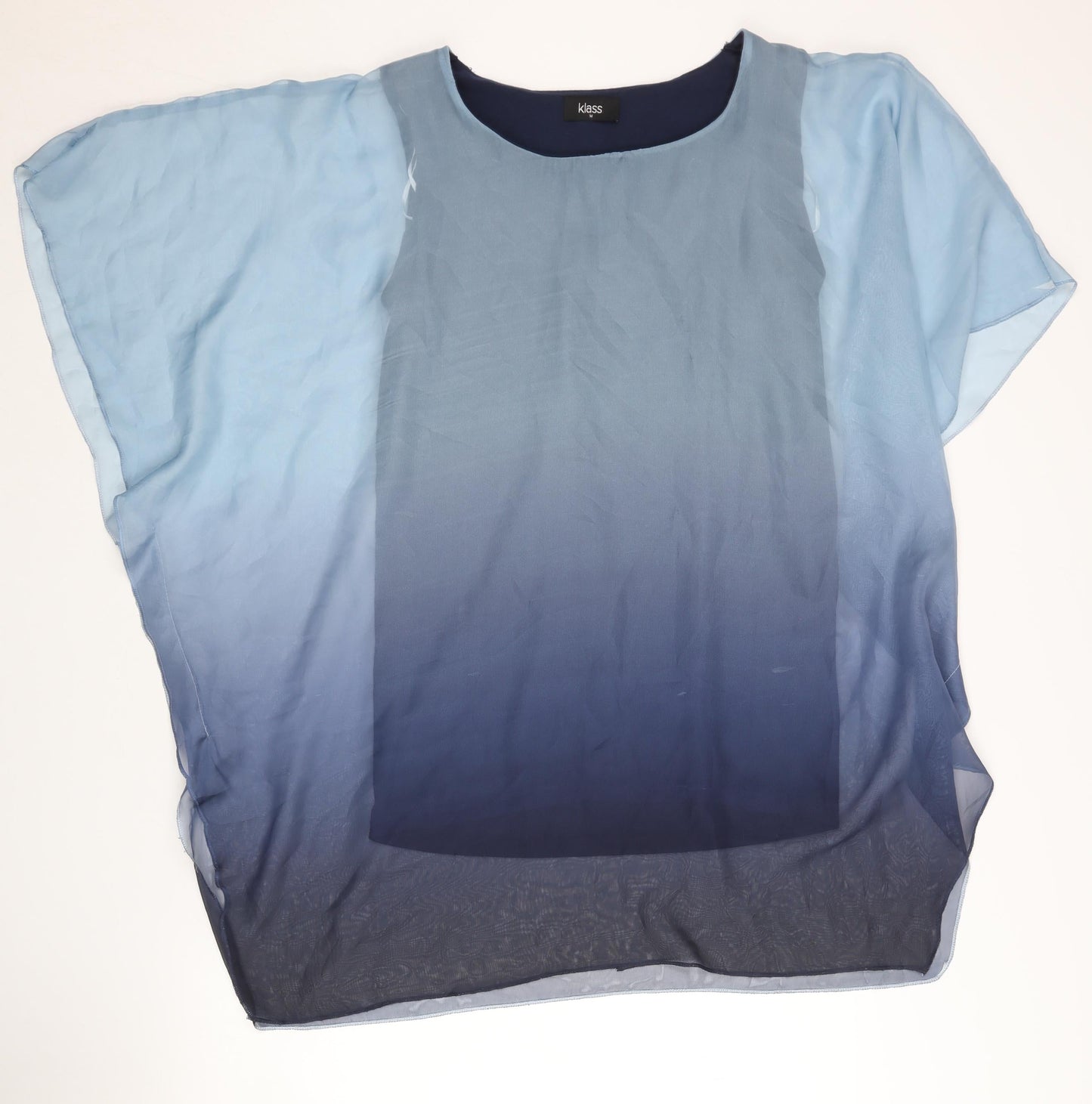 Womens UK Size M Klass Blue  Blouse