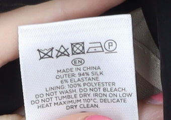 Hobbs Women's Multicoloured Floral Silk Dress, Size 14