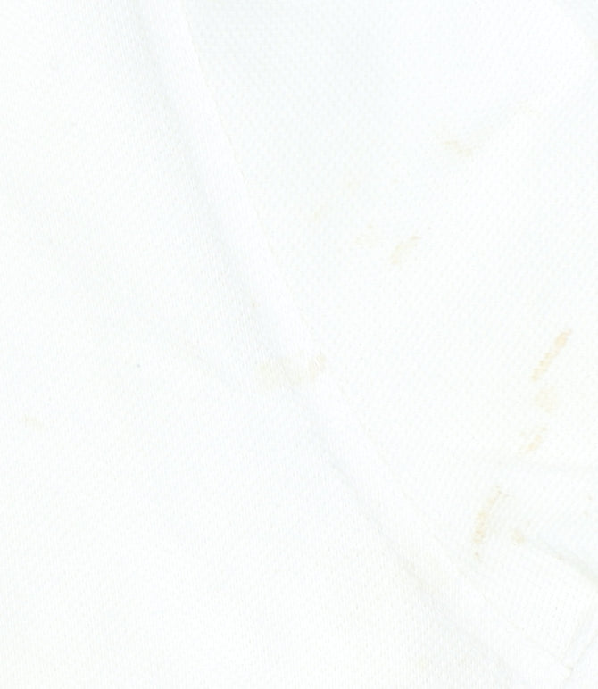 Reebok Golf Men's White Polo Shirt, Medium, Cotton