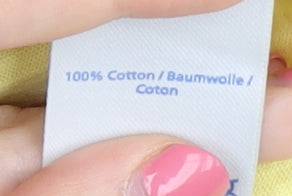 Boden Women's Long Sleeve Yellow Cotton Top, Size 6