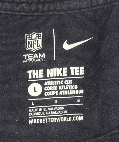 Womens UK Size L Nike Blue  T-Shirt