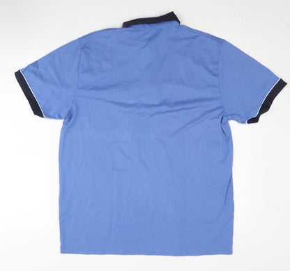 Gabicci Men's Blue Polo Shirt - Size L, Casual Wear