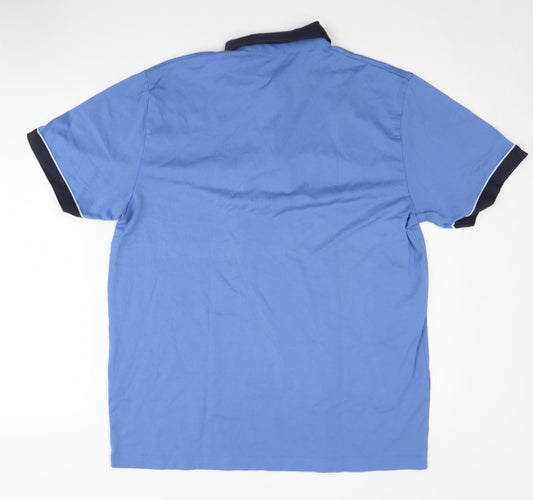 Gabicci Men's Blue Polo Shirt - Size L, Casual Wear