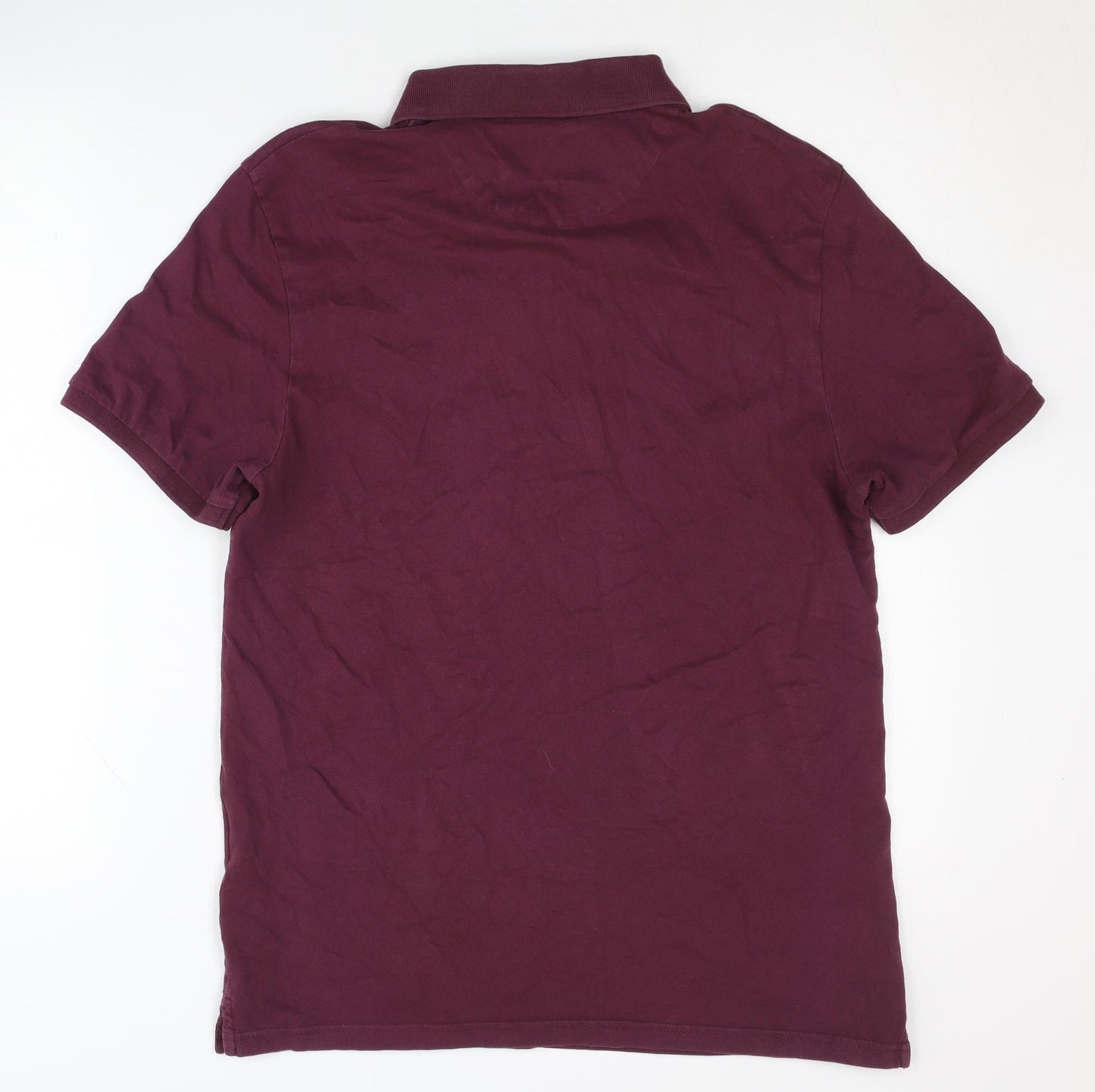 Lyle & Scott Men's Red Polo Shirt Size L Short Sleeve