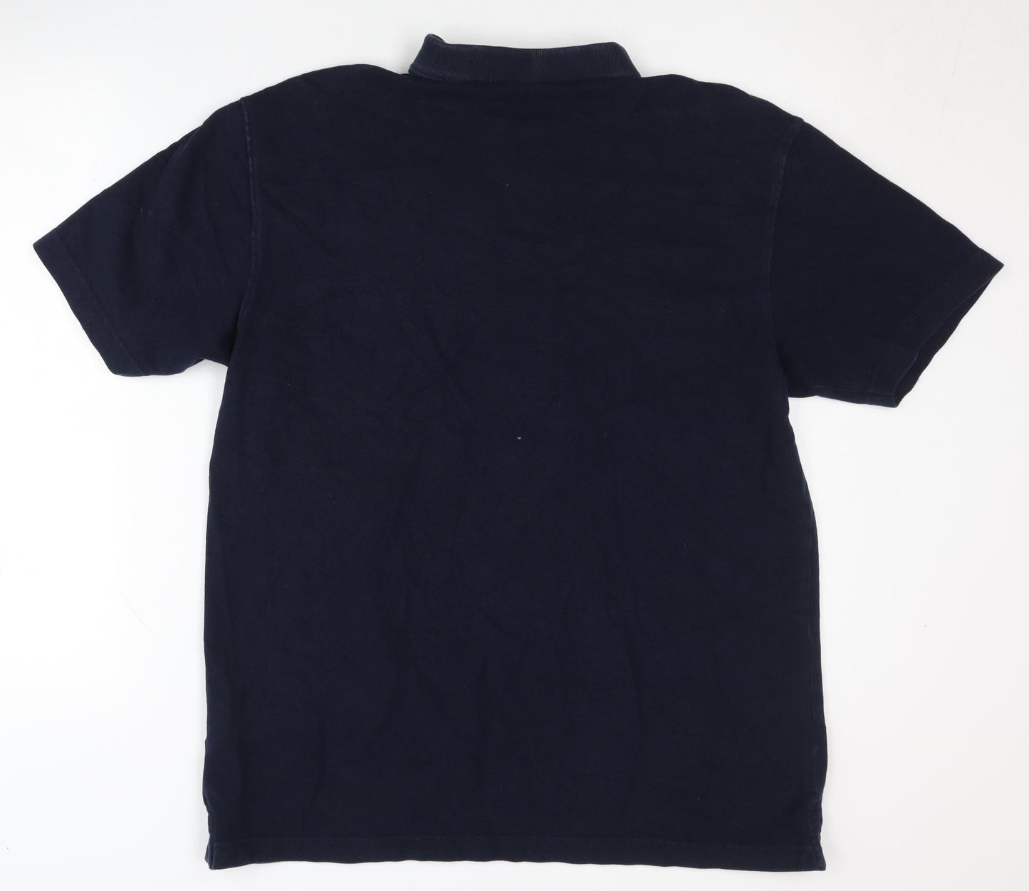 Cotton Traders Men's Blue Polo Shirt, L, Casual Wear