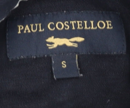 Paul Costelloe Men's Black Geometric Polo S