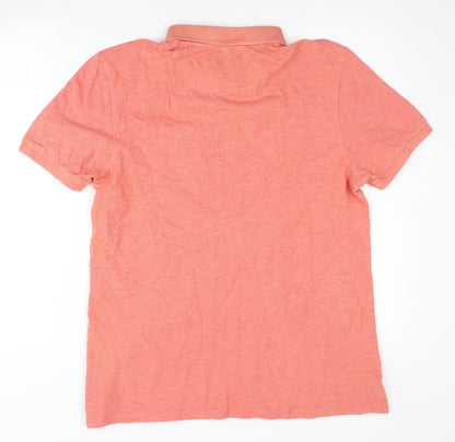 Lyle & Scott Men's Pink Polo Shirt in L, Short Sleeve