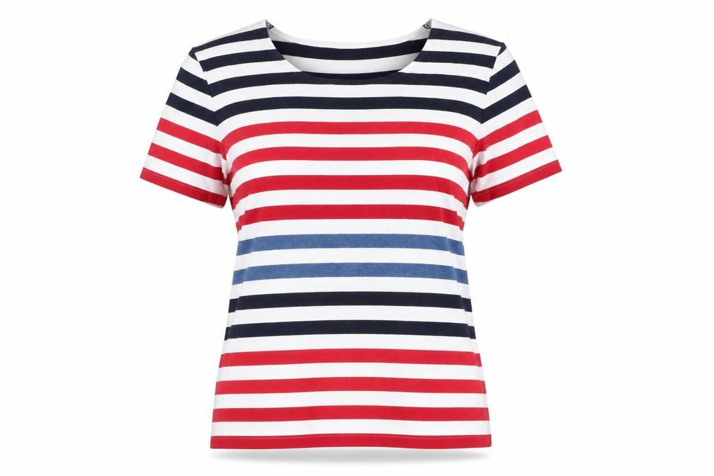 CC Petite Women's Multicoloured Striped T-Shirt S