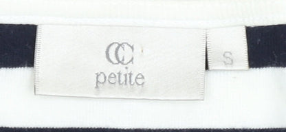 CC Petite Women's Multicoloured Striped T-Shirt S