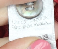 Paul Smith Red Men's Polo Shirt, Small, Collared Casual