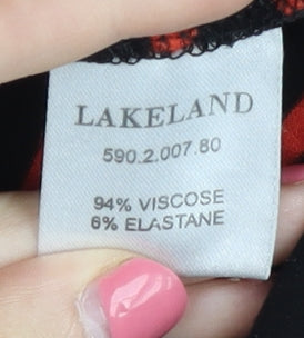 Womens UK Size  Lakeland Red  T-Shirt