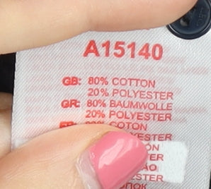 LFC Men's Blue Polo Shirt L in Geometric Pattern