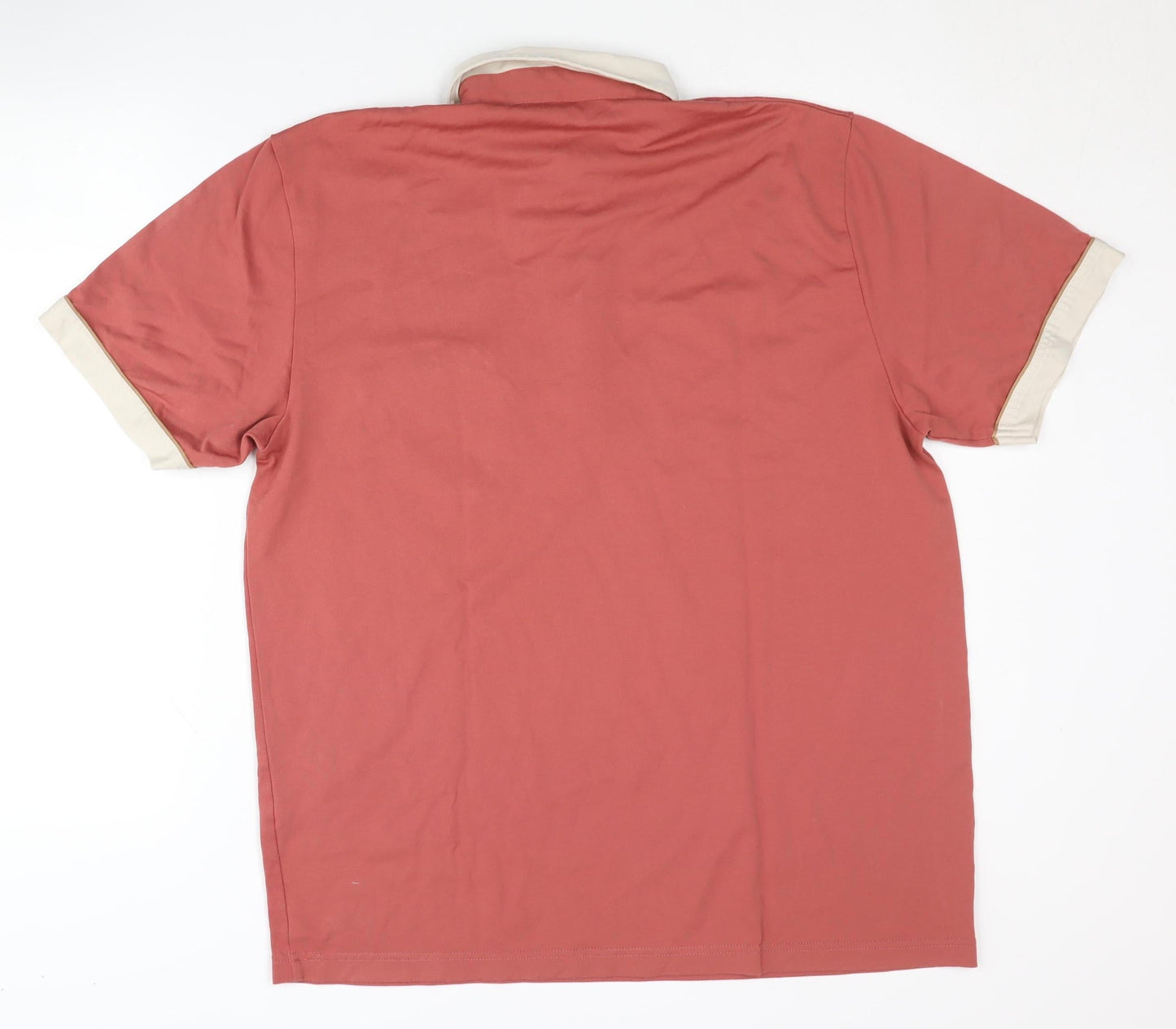 Gabicci Men's Red Polo Shirt L Retro Style