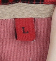 Gabicci Men's Red Polo Shirt L Retro Style