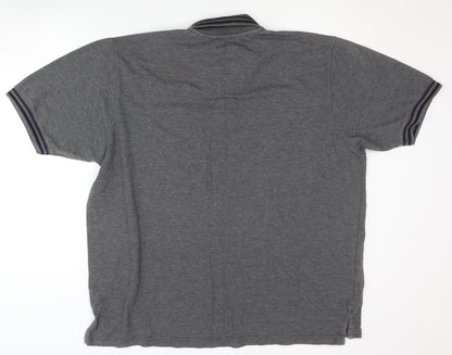 Pierre Cardin Men's Grey 3XL Polo Shirt