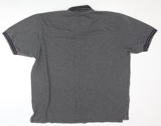 Pierre Cardin Men's Grey 3XL Polo Shirt