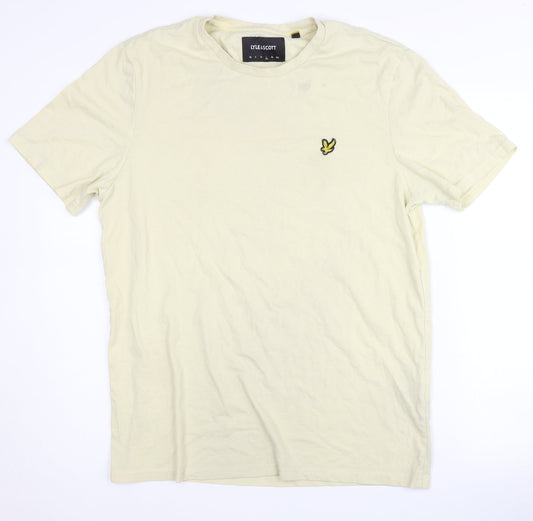 Lyle & Scott Men's Beige T-Shirt, L, Classic Style