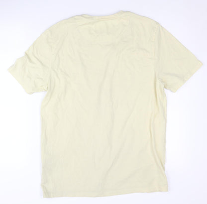 Lyle & Scott Men's Beige T-Shirt, L, Classic Style