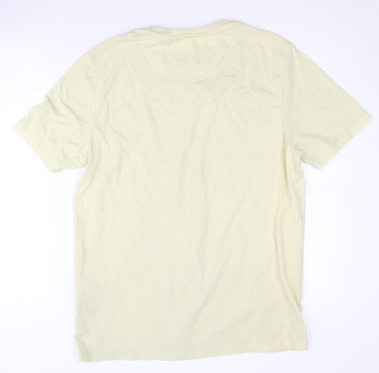 Lyle & Scott Men's Beige T-Shirt, L, Classic Style