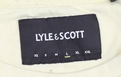 Lyle & Scott Men's Beige T-Shirt, L, Classic Style