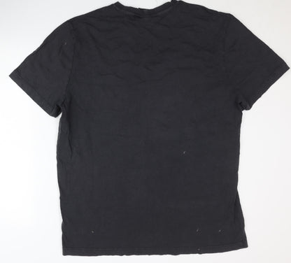 The Grinch Men's Black 2XL Christmas T-Shirt