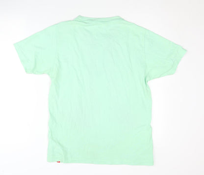 New Balance Men's Green Short Sleeve T-Shirt
