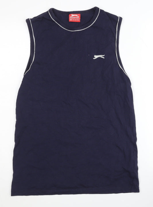 Slazenger Men's Blue Tank Top Medium for Gym
