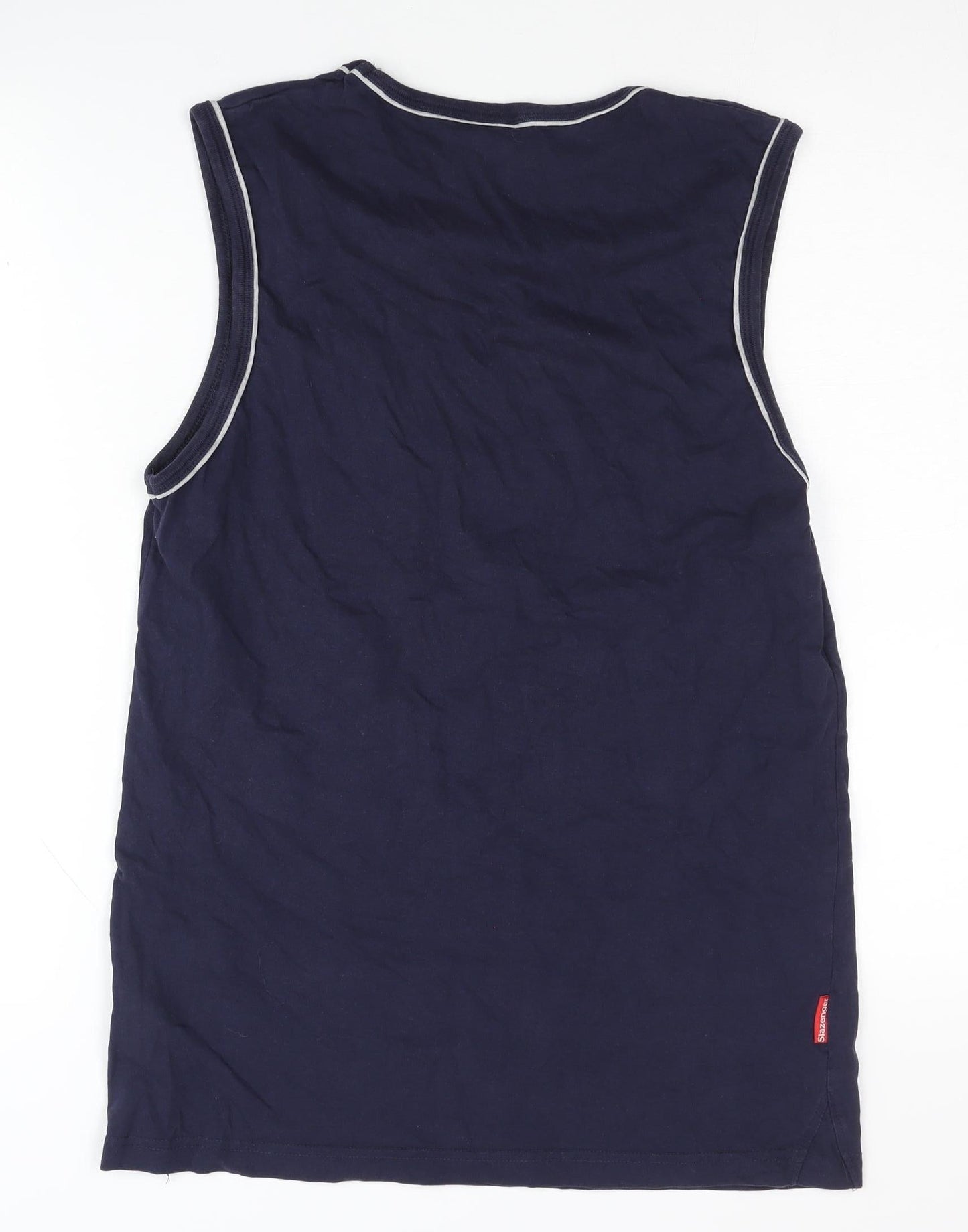 Slazenger Men's Blue Tank Top Medium for Gym