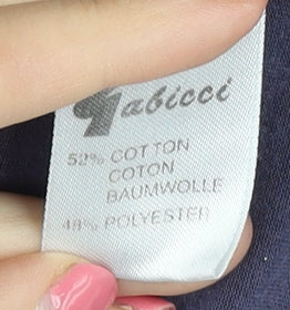 Gabicci Men's Blue L Polo Shirt with Embroidery