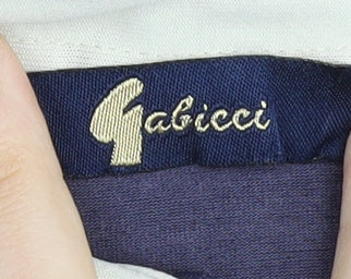 Gabicci Men's Blue L Polo Shirt with Embroidery