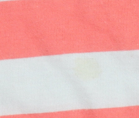 Gap Women's Multicoloured Striped T-Shirt - Medium