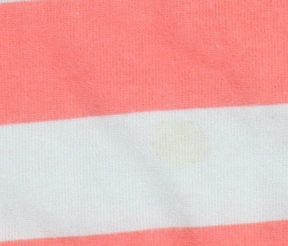 Gap Women's Multicoloured Striped T-Shirt - Medium