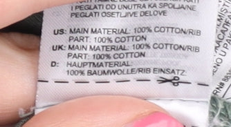 Adidas Men's Green S Cotton T-Shirt Logo Design