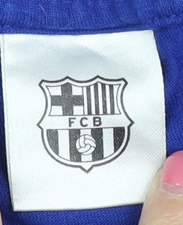 FCB Boys Blue Graphic T-Shirt 10-11 Years