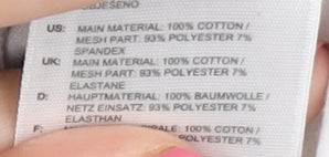 Adidas Men's White S T-Shirt, Colourblock Crew Neck