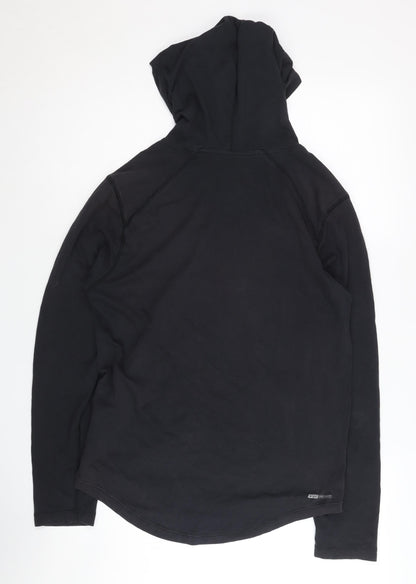 Hurley Unisex Black Pullover Hoodie, Small, Lightweight